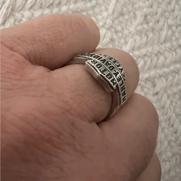 Harley-Davidson Sterling Silver Bar & Shield Logo Ring, Vintage 2010, EUC - Picture 4 of 8